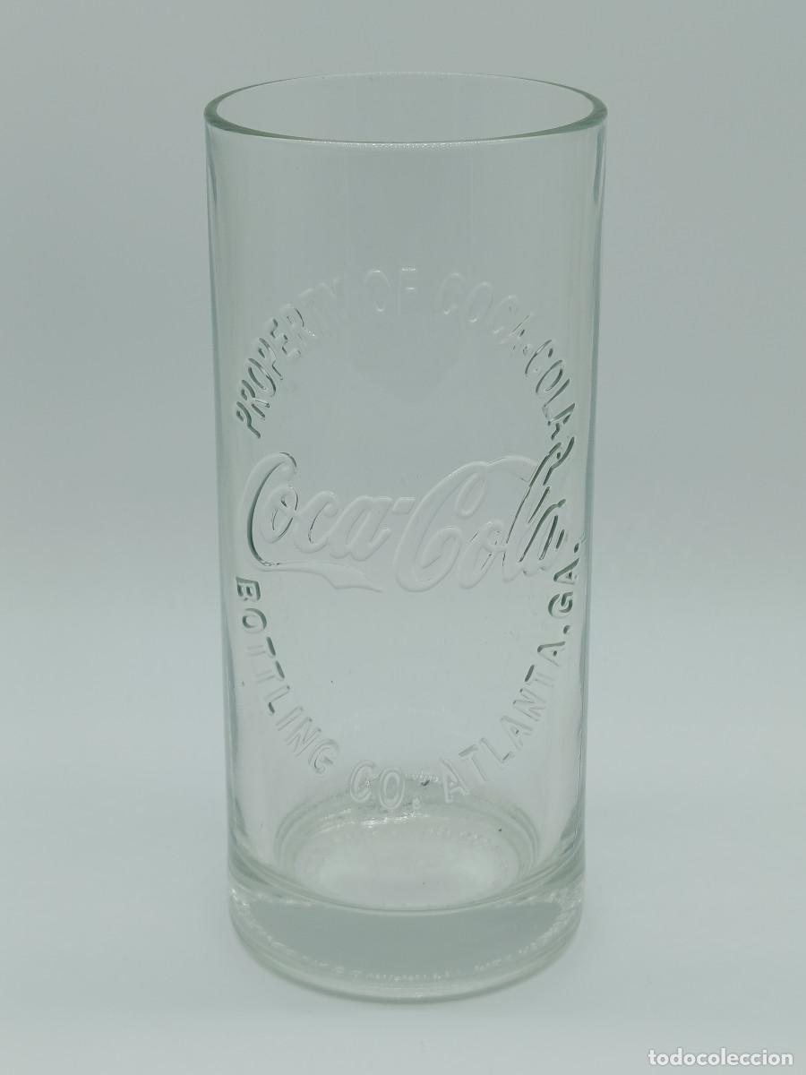 Coleccionismo de Coca-Cola y Pepsi: VASO DE VIDRIO COCA COLA. 2009. 17CM DE ALTURA. 7CM DIAMETRO APROX. CS.