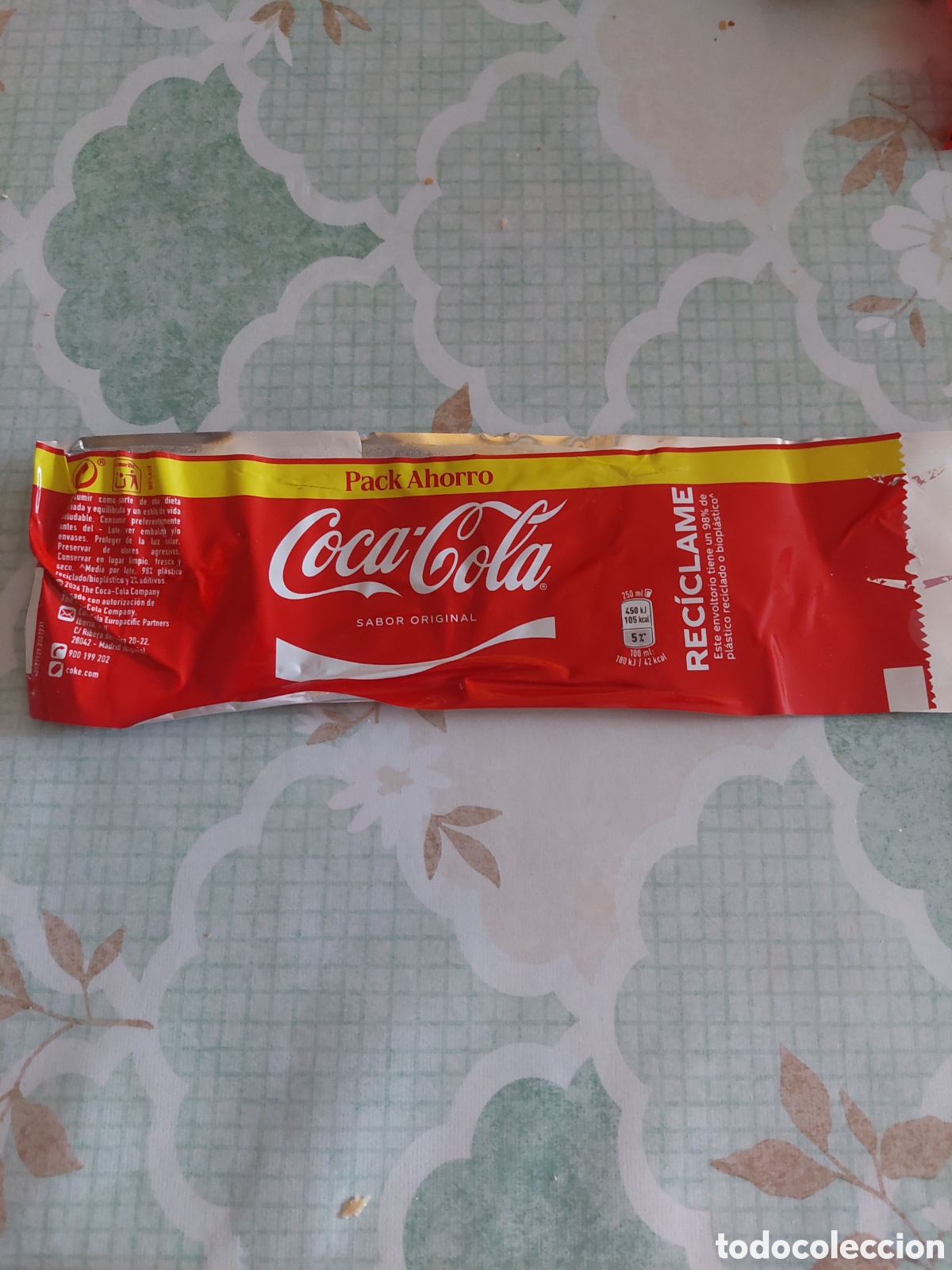 Coleccionismo de Coca-Cola y Pepsi: EMBOLTORIO COCA-COLA PACK AHORRO 1.25 L