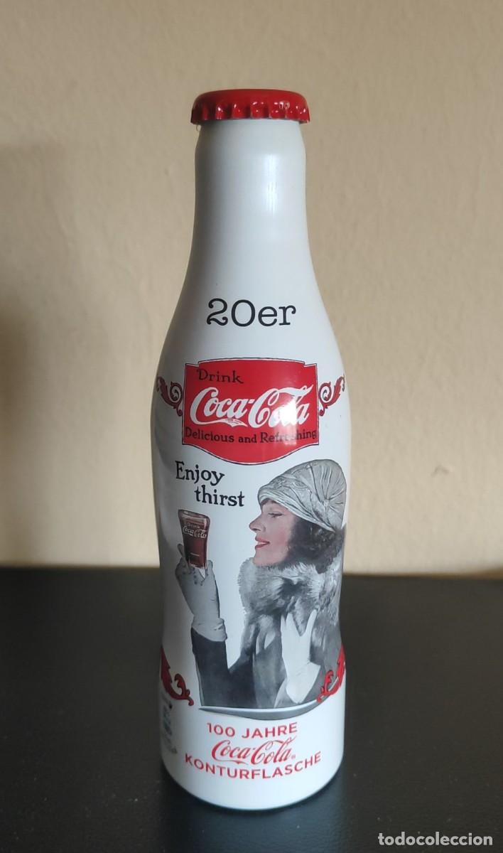 Coleccionismo de Coca-Cola y Pepsi: BOTELLA ALUMINIO COCA COLA A&Ntilde;OS '20 - ALEMANIA CONMEMORATIVA 100 A&Ntilde;OS COCA-COLA
