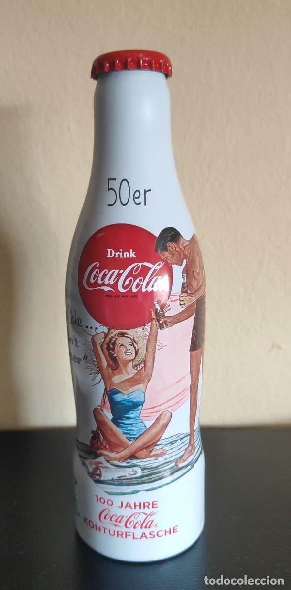 Coleccionismo de Coca-Cola y Pepsi: BOTELLA ALUMINIO COCA COLA A&Ntilde;OS '50 - ALEMANIA CONMEMORATIVA 100 A&Ntilde;OS COCA-COLA