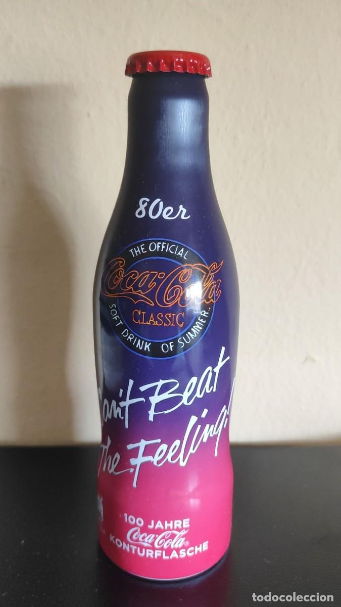 Coleccionismo de Coca-Cola y Pepsi: BOTELLA ALUMINIO COCA COLA A&Ntilde;OS '80 - ALEMANIA CONMEMORATIVA 100 A&Ntilde;OS COCA-COLA
