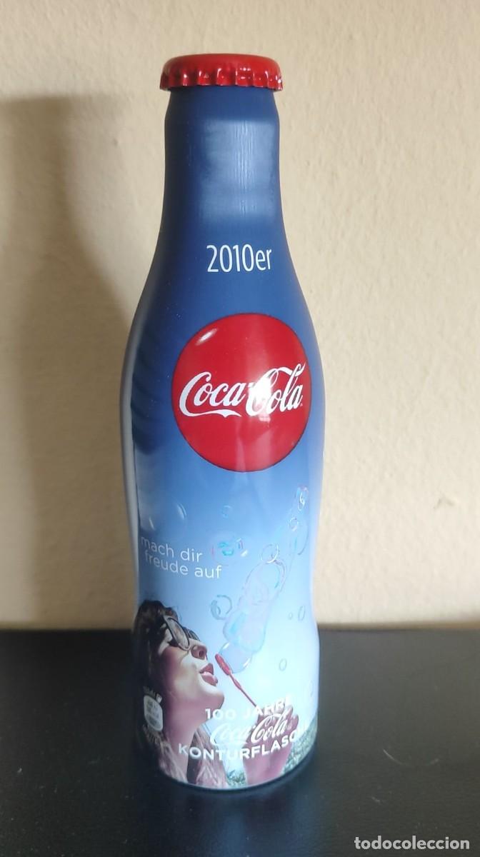 Coleccionismo de Coca-Cola y Pepsi: BOTELLA ALUMINIO COCA COLA A&Ntilde;OS '2.1 - ALEMANIA CONMEMORATIVA 100 A&Ntilde;OS COCA-COLA