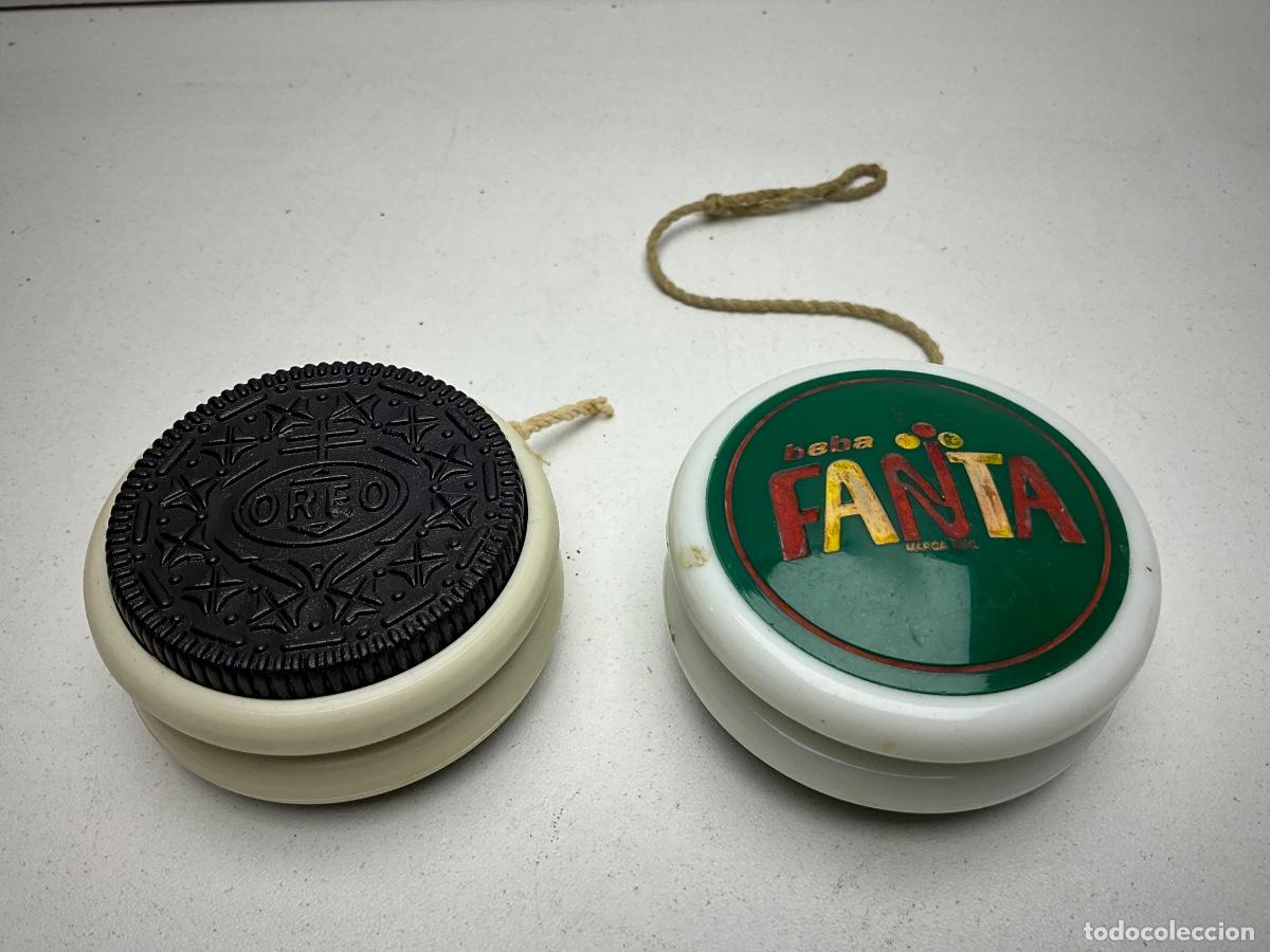Coleccionismo de Coca-Cola y Pepsi: LOTE DE ANTIGUOS YO-YO DE FANTA Y GALLETAS OREO - RUSELL PROFESIONAL - CON USO
