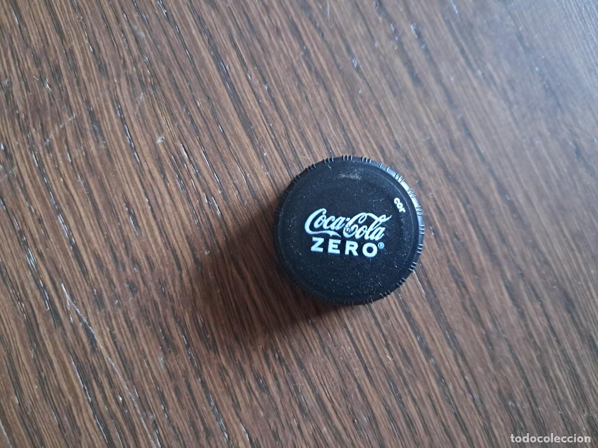 Coleccionismo de Coca-Cola y Pepsi: chapa tap&oacute;n rosca de pl&aacute;stico, coca cola zero.