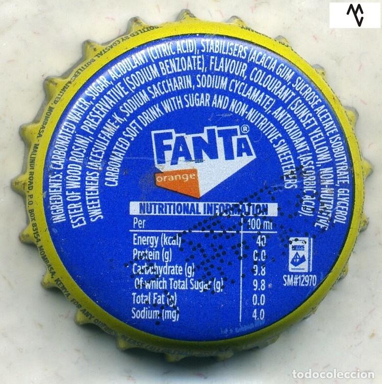 Coleccionismo de Coca-Cola y Pepsi: Chapa FANTA Naranja KENIA Mombasa #12970 (amarillo) xapa kronkorken bottle cap capsule tappi