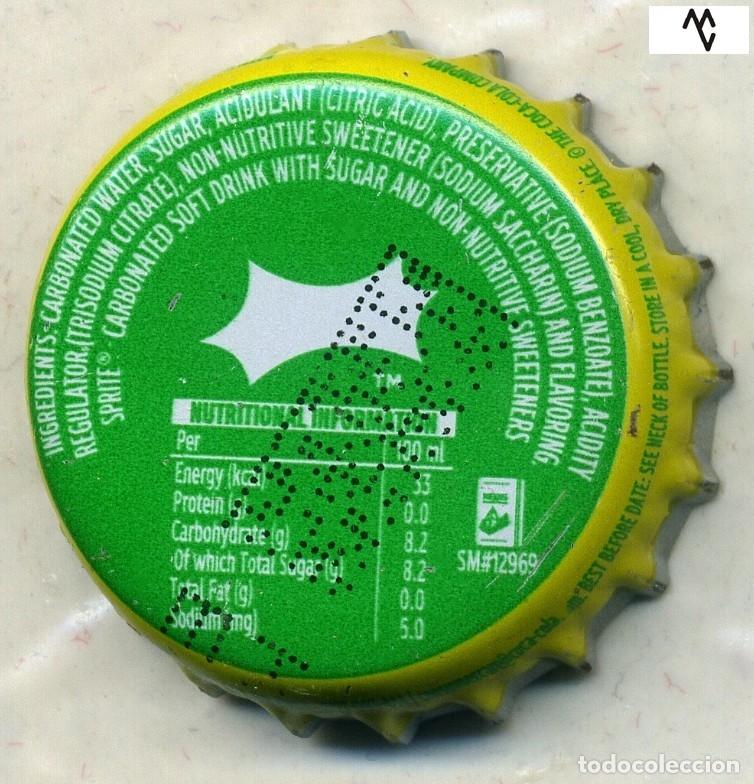 Coleccionismo de Coca-Cola y Pepsi: Chapa SPRITE KENIA Mombasa #12969 (amarillo) xapa kronkorken bottle cap capsule tappi