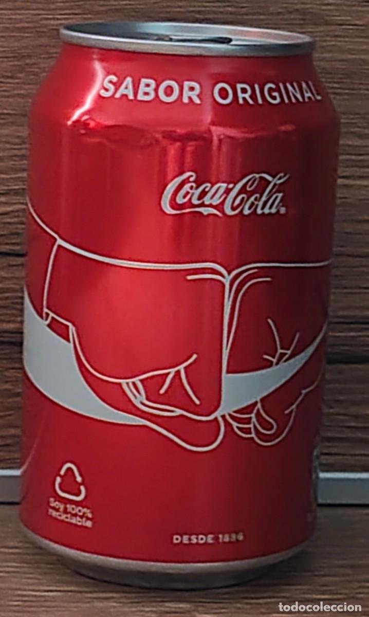 Coleccionismo de Coca-Cola y Pepsi: LATA CE COCA-COLA VAC&Iacute;A CAMPA&Ntilde;A GLOBAL DE EMPAT&Iacute;A Y UNI&Oacute;N ''OPEN'' (Dise&ntilde;o de Alva Skog) - A&Ntilde;O 2020
