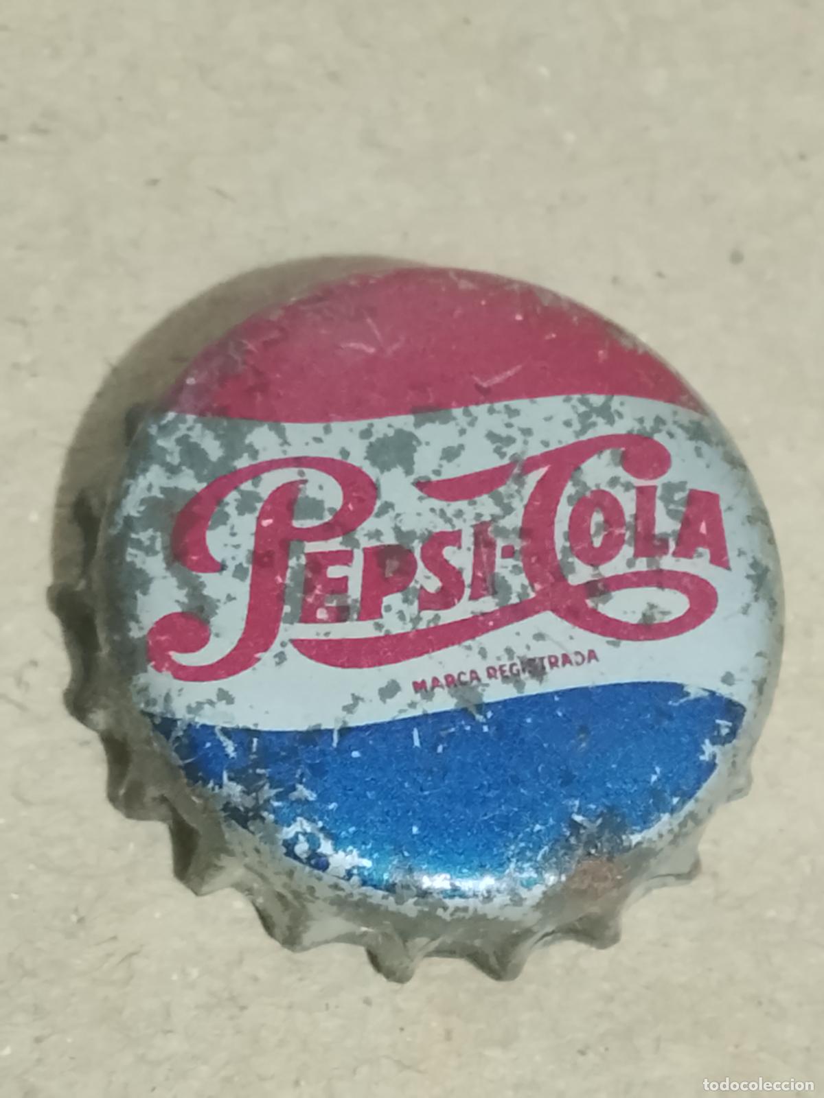 Coleccionismo de Coca-Cola y Pepsi: Chapa Tap&oacute;n Corona de Refresco Pepsi Cola-Fabricante FN 4994-Valencia-Reverso Corcho