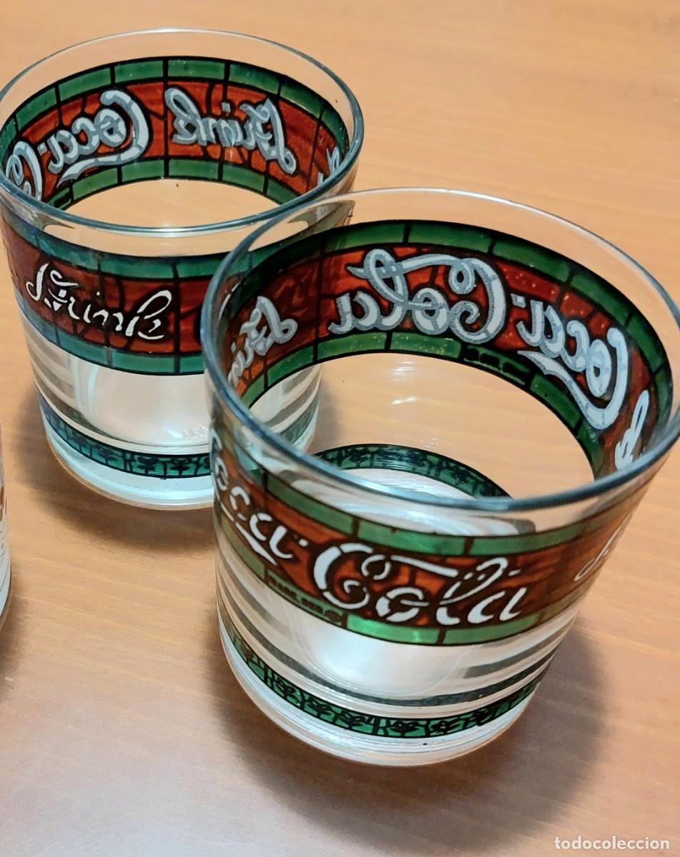 Coleccionismo de Coca-Cola y Pepsi: Antiguos vasos tiffany coca cola
