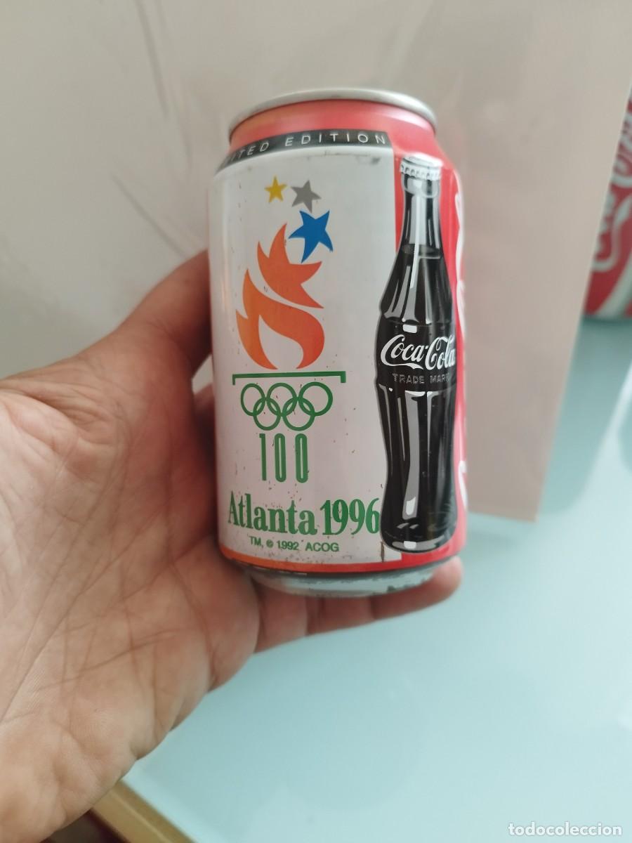 Coleccionismo de Coca-Cola y Pepsi: Lata vac&iacute;a edici&oacute;n limitada Coca-Cola de los Juegos Ol&iacute;mpicos de Atlanta 1996.