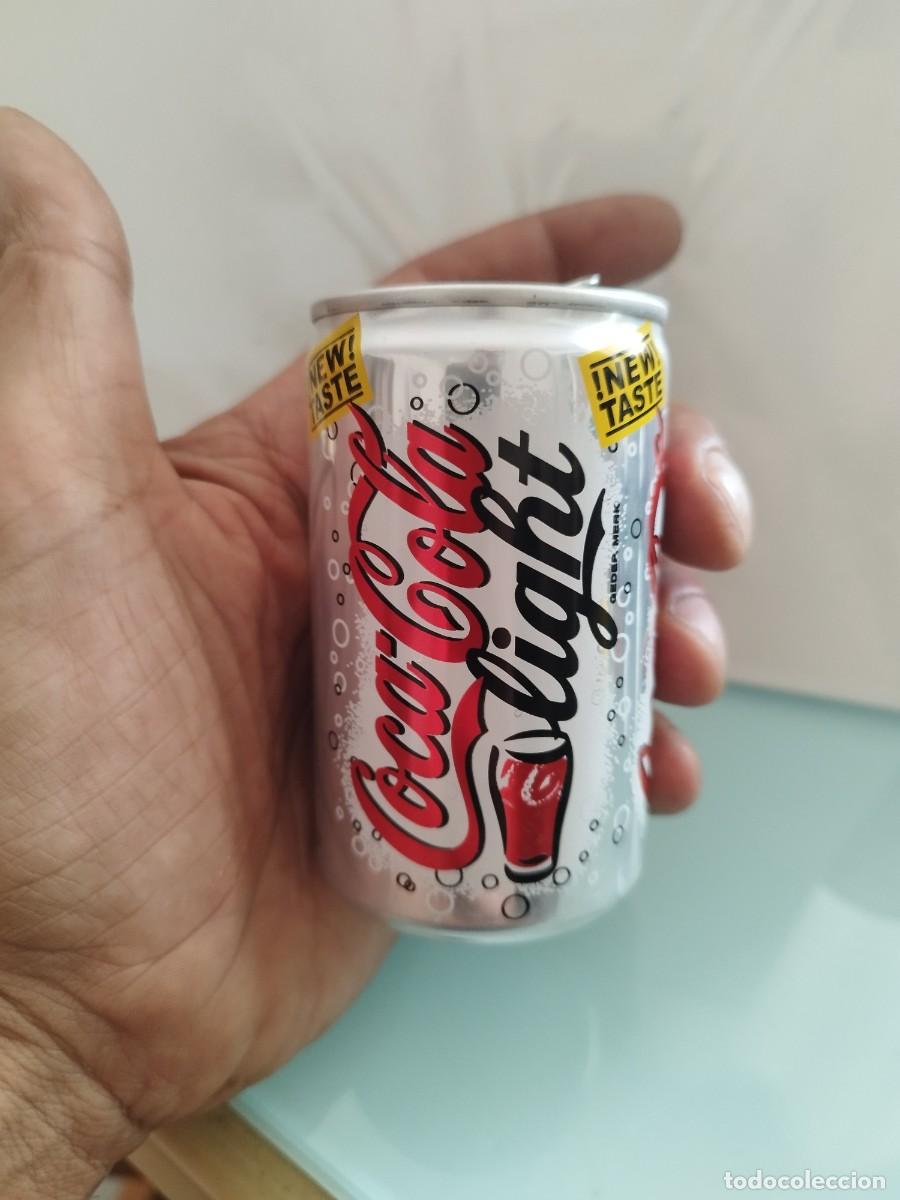 Coleccionismo de Coca-Cola y Pepsi: Lata vac&iacute;a promocional peque&ntilde;a de Coca-Cola Light de 150 ml.
