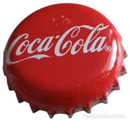 Coleccionismo de Coca-Cola y Pepsi: Capsule Couronne Crown Cap Coca Cola rouge RP957 tap&oacute;n corona