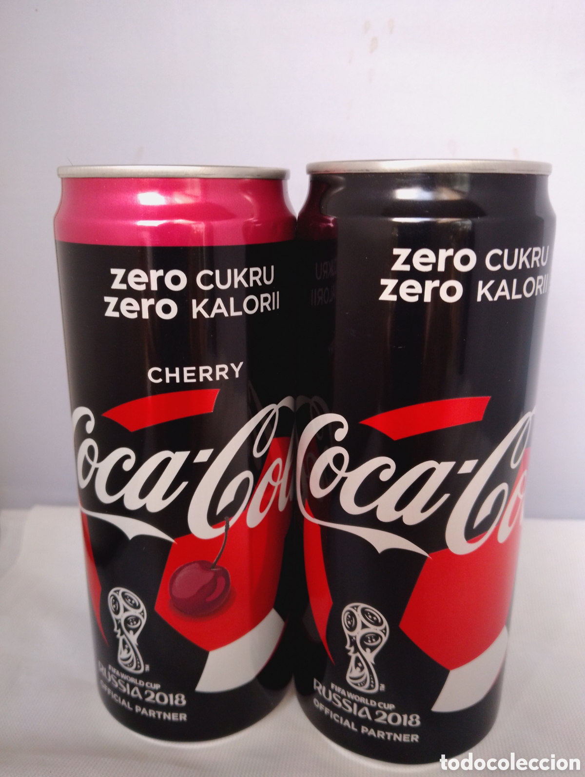Coleccionismo de Coca-Cola y Pepsi: Latas Cocacola Rusia FIFA 2018