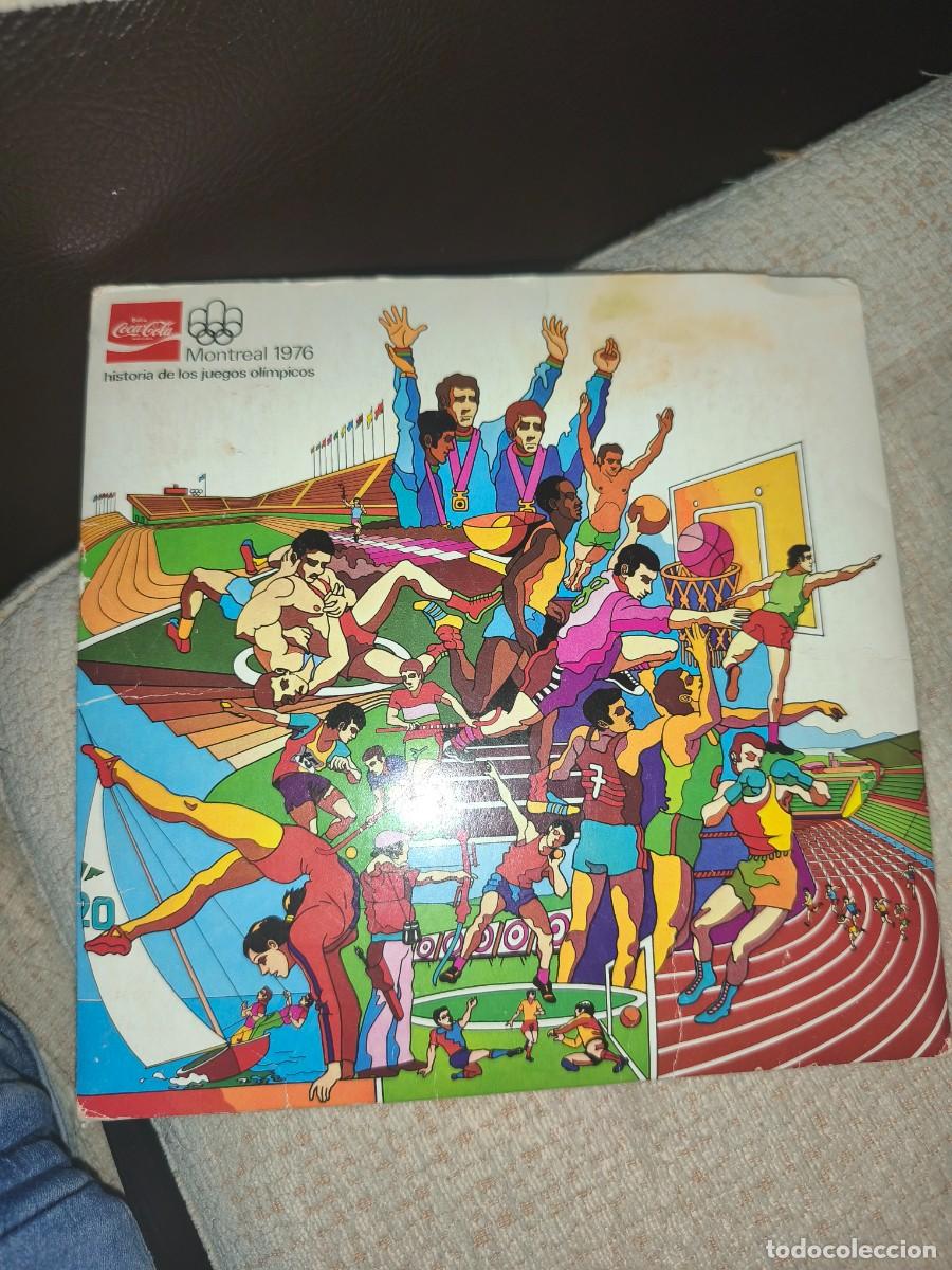 Coleccionismo de Coca-Cola y Pepsi: &Aacute;lbum Coca Cola Montreal 1976. Completo. Falta la c&aacute;mara . Buenas calidad