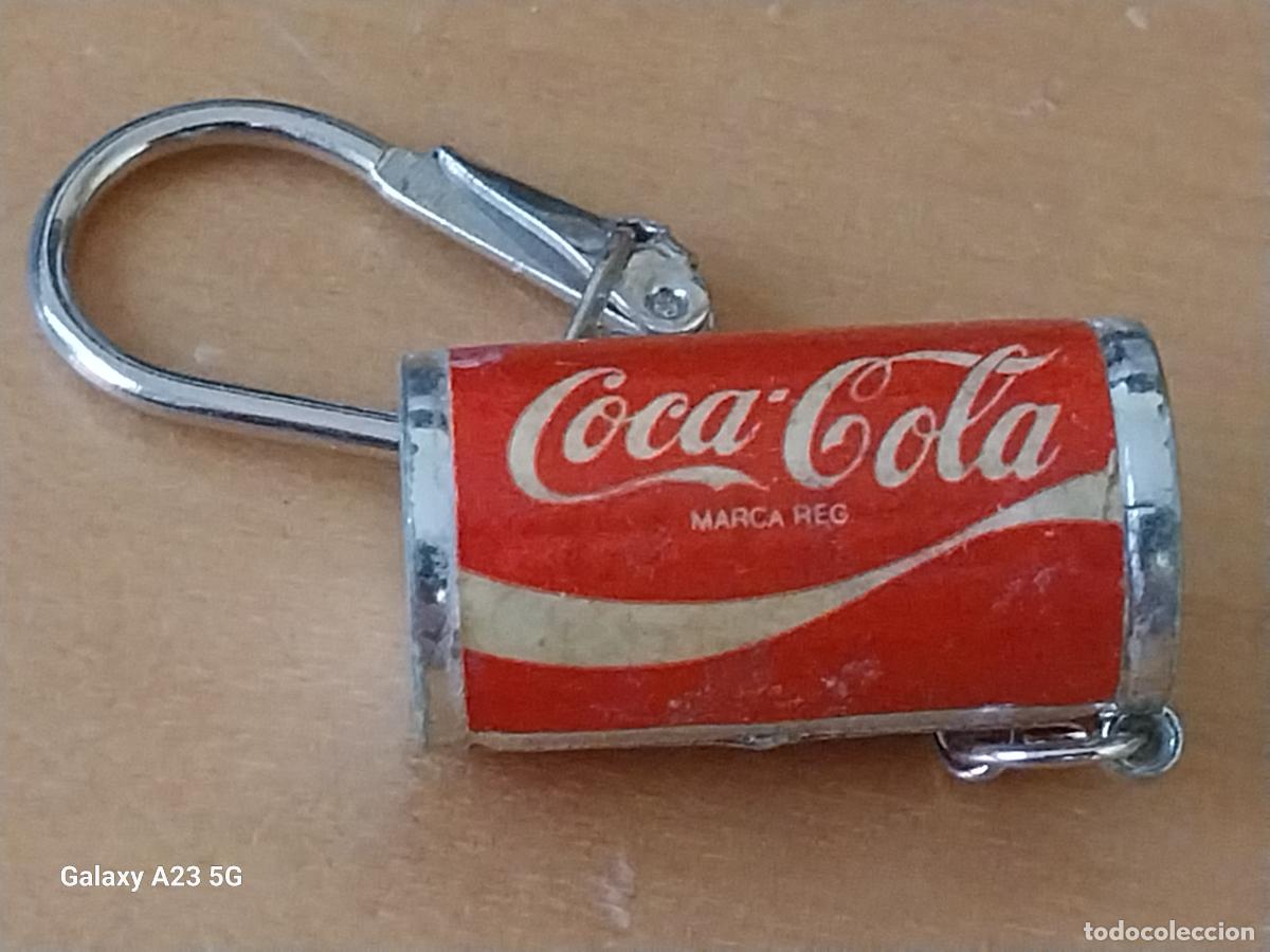 Coleccionismo de Coca-Cola y Pepsi: COCA COLA LATA LLAVERO A&Ntilde;OS 70 80 3CMS ALTO