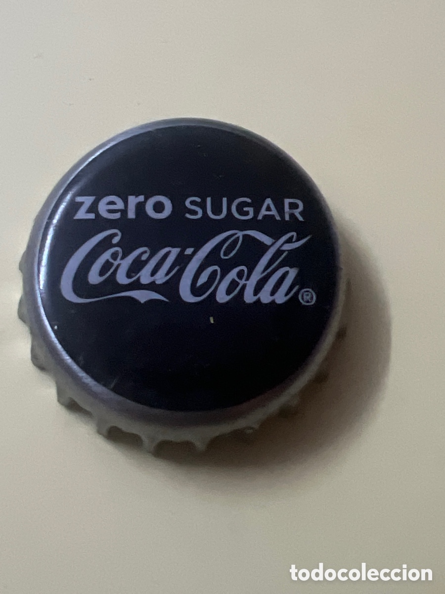 Coleccionismo de Coca-Cola y Pepsi: T4/X130/A3. Chapa o tap&oacute;n corona de Coca-Cola Zero az&uacute;car