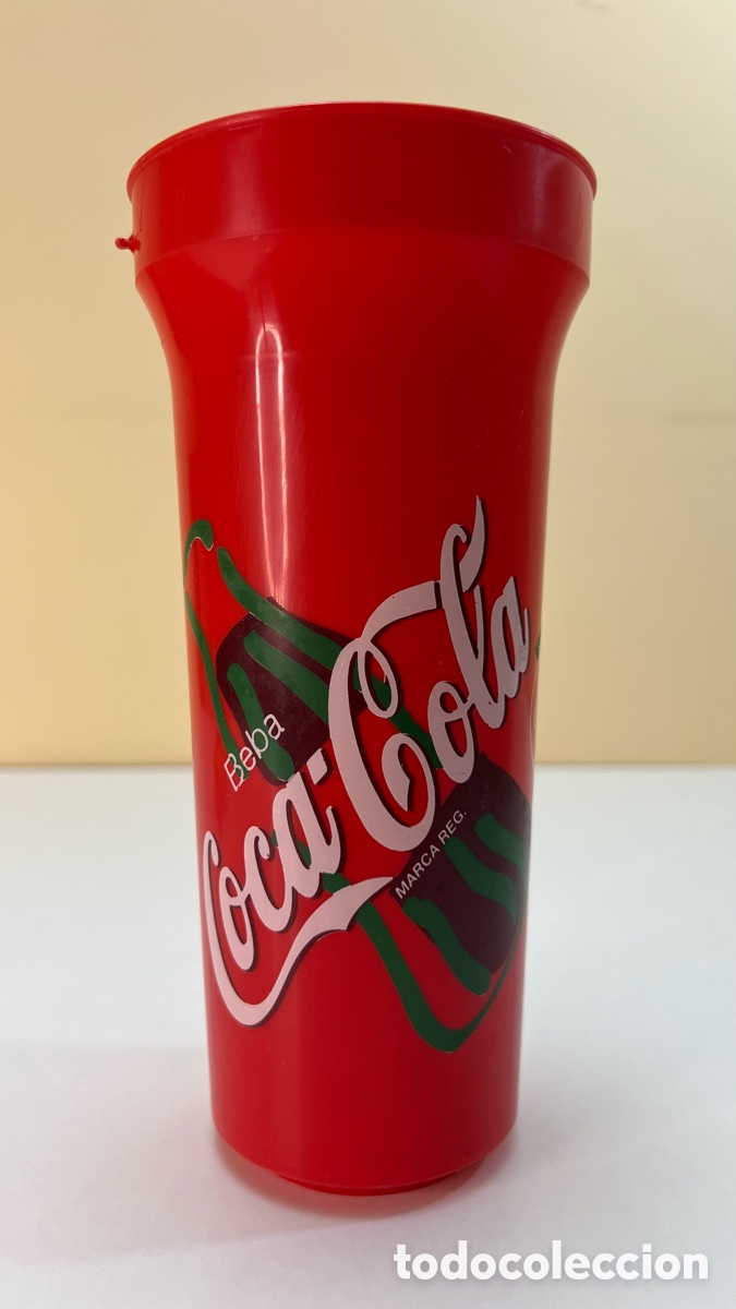 Coleccionismo de Coca-Cola y Pepsi: ANTIGUO VASO DE COCA COLA CINE A&Ntilde;OS 90
