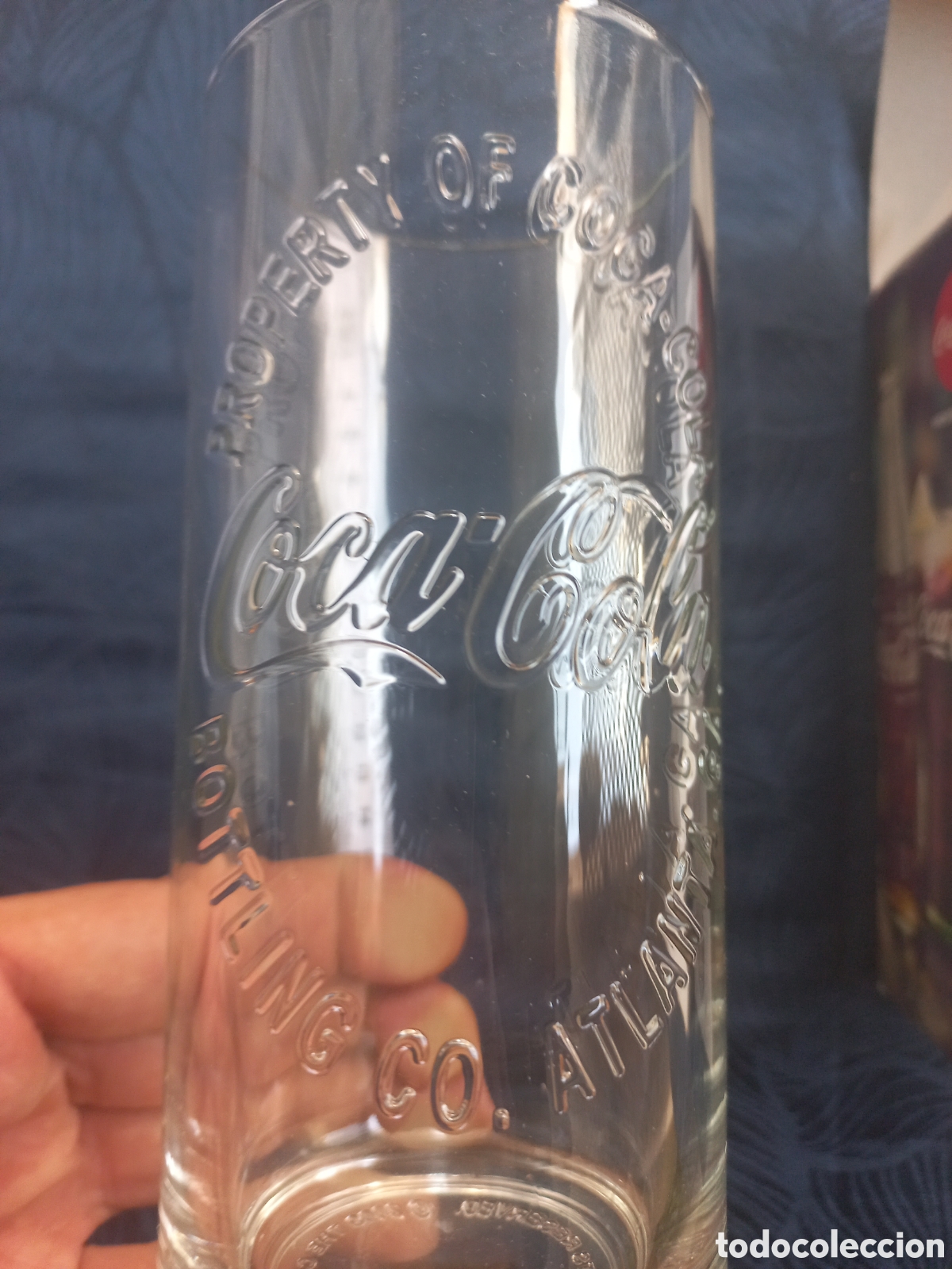 Coleccionismo de Coca-Cola y Pepsi: VASO COCA-COLA HUTCHINSON CON CAJA ORIGINAL