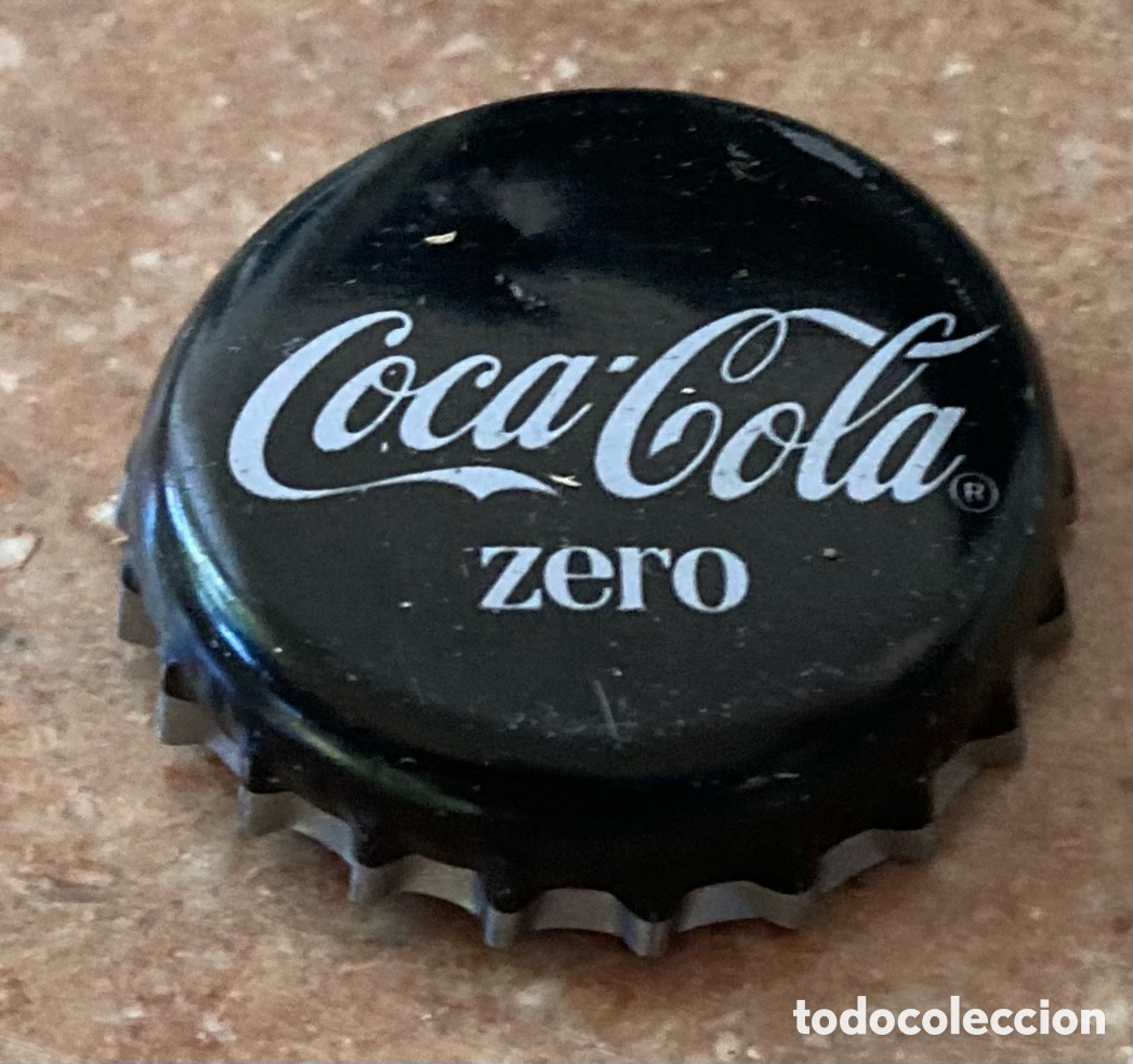 Coleccionismo de Coca-Cola y Pepsi: TAP&Oacute;N CORONA BOTTLE CAP TAPPI CHAPA CAPSULE SODA COCA COLA ZERO.FABR.CHAPA.CP-- LOTE N.3417-CARMANJO