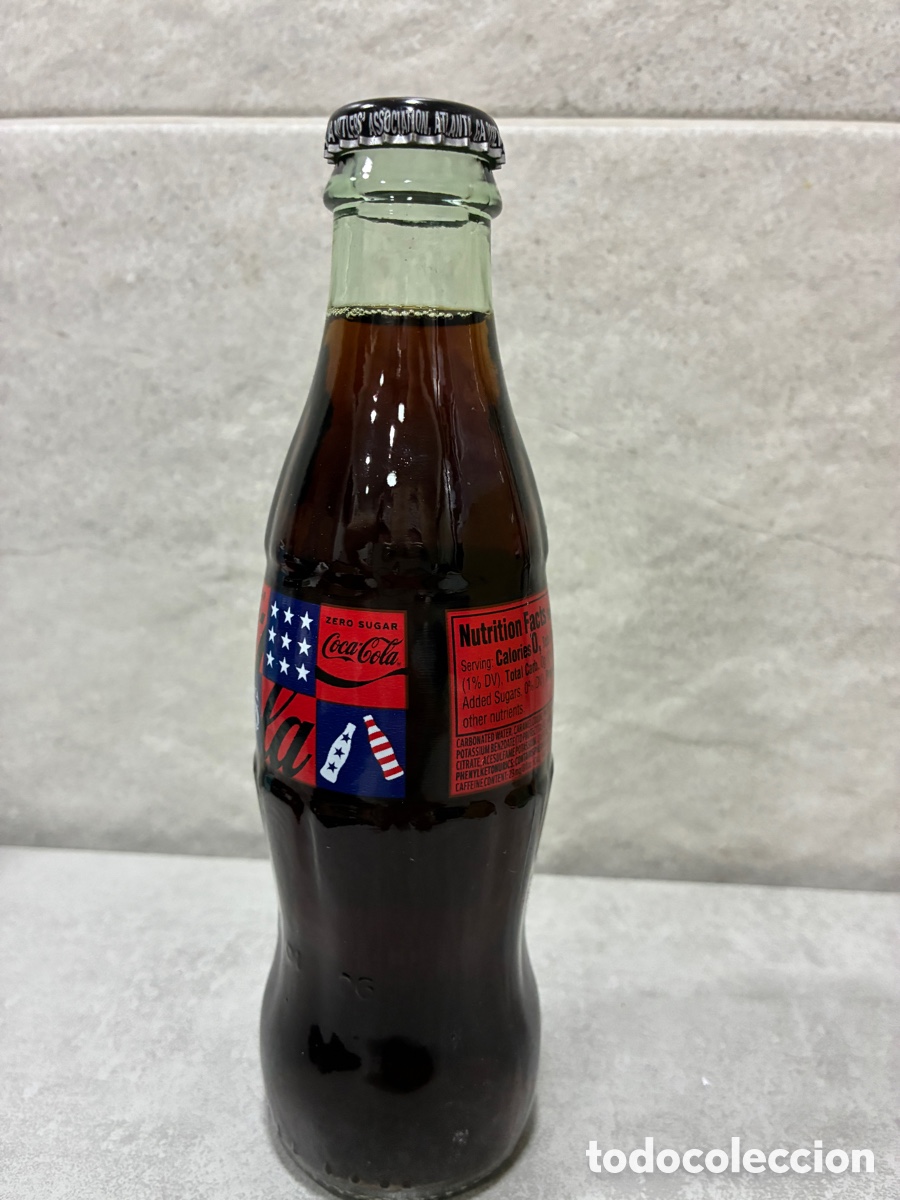 Coleccionismo de Coca-Cola y Pepsi: Botella coca cola zero edici&oacute;n limitada America 250 - Foto 2