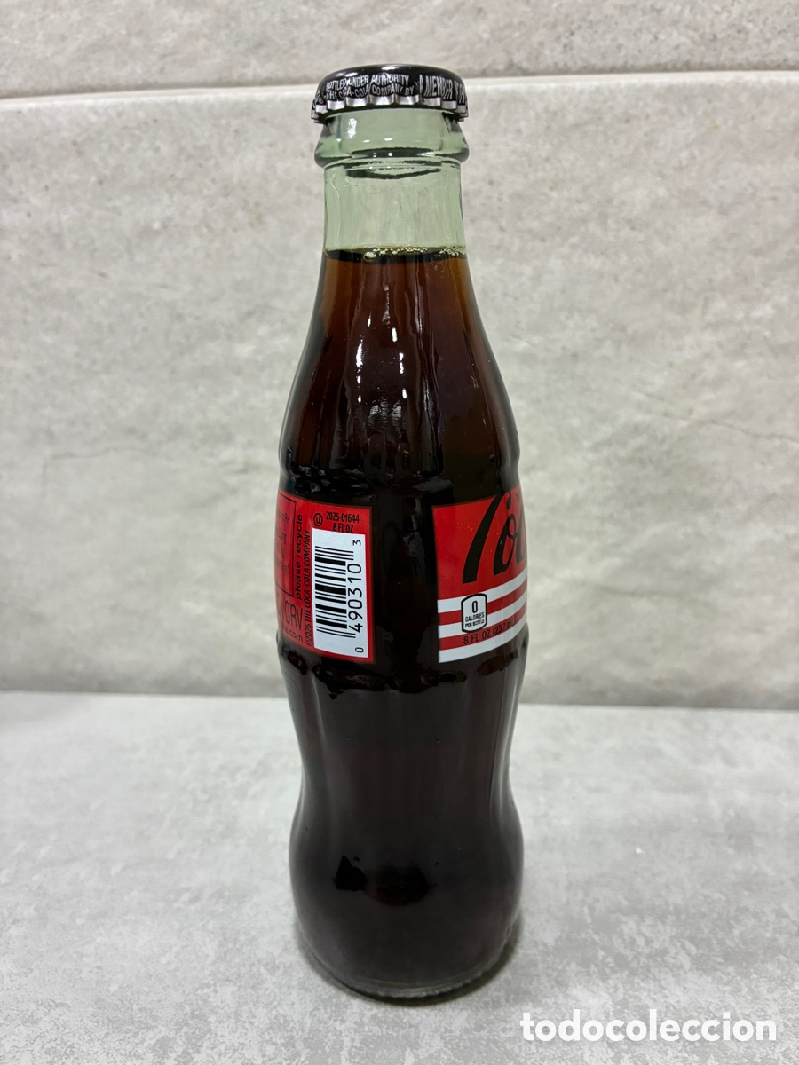 Coleccionismo de Coca-Cola y Pepsi: Botella coca cola zero edici&oacute;n limitada America 250 - Foto 4