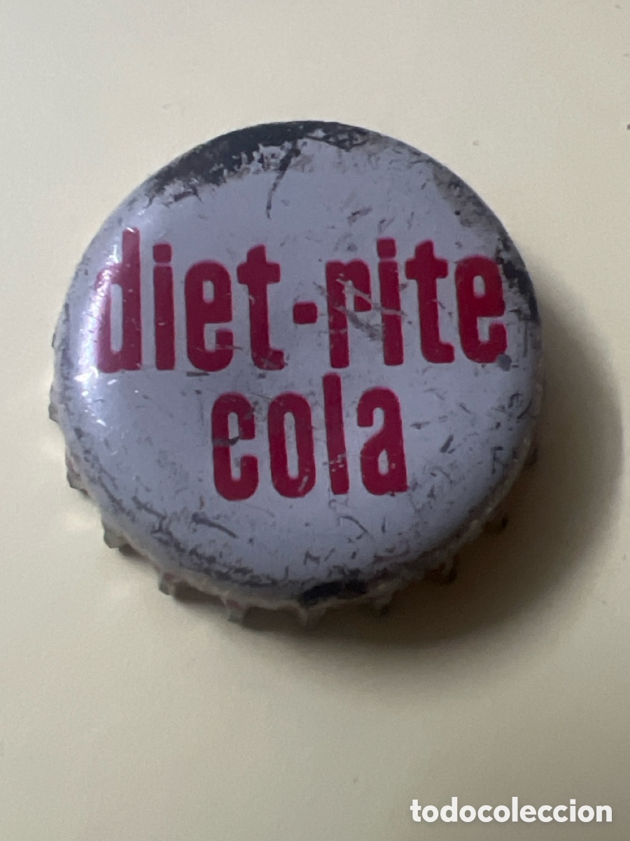 Colecionismo de Coca-Cola e Pepsi: T4/X129/M3. CHAPA - Soda/Refresco - Estados Unidos - Diet-Rite Cola
