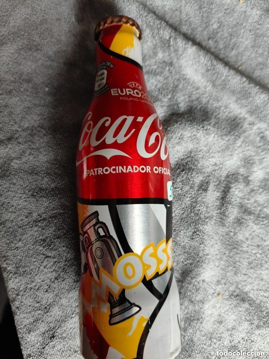 Collecting of Coca-Cola and Pepsi: ANTIGUA BOTELLA METALICA COCA COLA EURO 2012 GOOOOOOL SIN ABRIR CON CHAPA