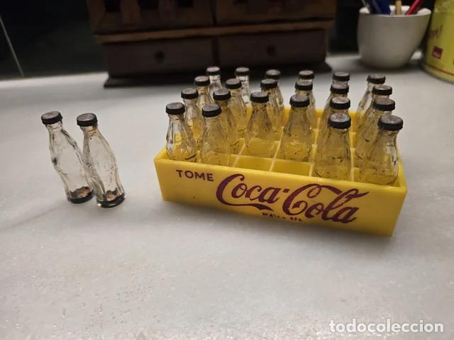 Coleccionismo de Coca-Cola y Pepsi: Caja Mini Coca-Cola 1950 / 1970