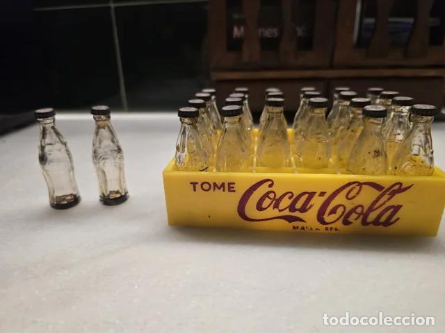 Coleccionismo de Coca-Cola y Pepsi: Caja Mini Coca-Cola 1950 / 1970 - Foto 2