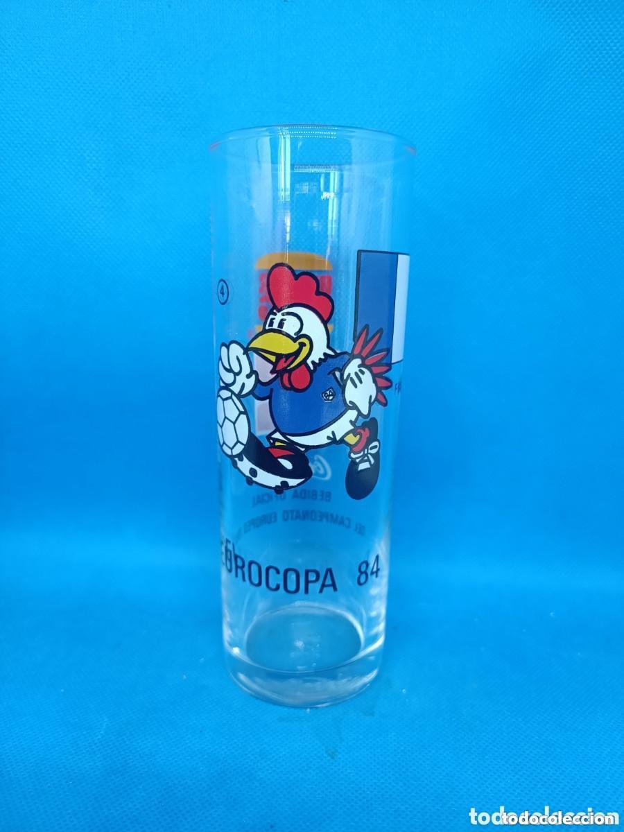 Collectionnisme de Coca-Cola et Pepsi: Vaso de Gallo Peno mascota Francia de la Eurocopa 1984 Francia N. 4 Burger King y Coca Cola