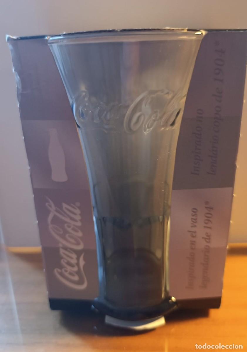 Coleccionismo de Coca-Cola y Pepsi: VASO GRIS LUMINARC COCA-COLA - 2007 - R&Eacute;PLICA ORIGINAL 1904 - NUEVO, A ESTRENAR !!!
