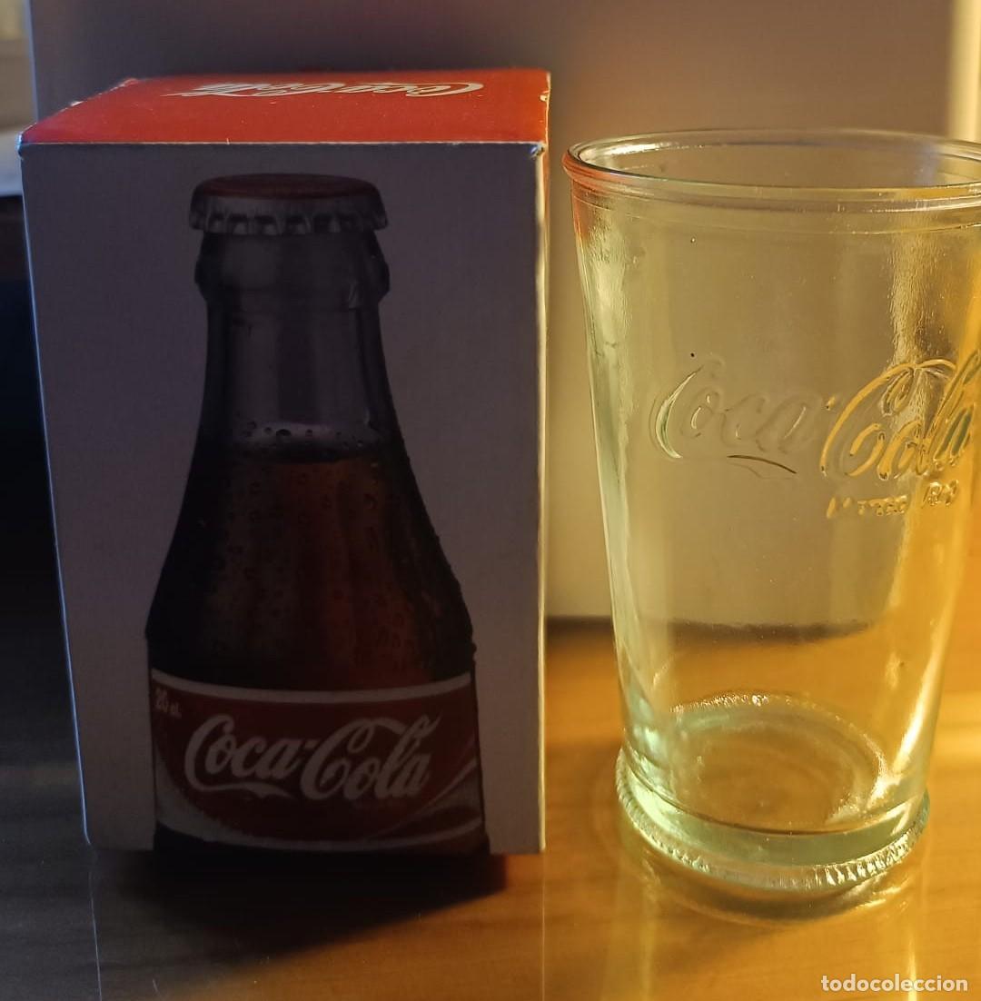 Coleccionismo de Coca-Cola y Pepsi: VASO CRISTAL TRANSPARENTE COCA-COLA + CAJA. - NUEVO.