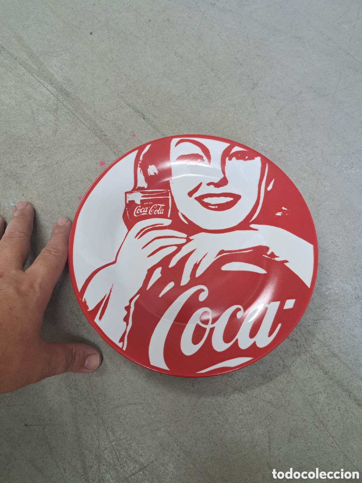 Coleccionismo de Coca-Cola y Pepsi: Jml Coleccionismo. Plato coca cola.