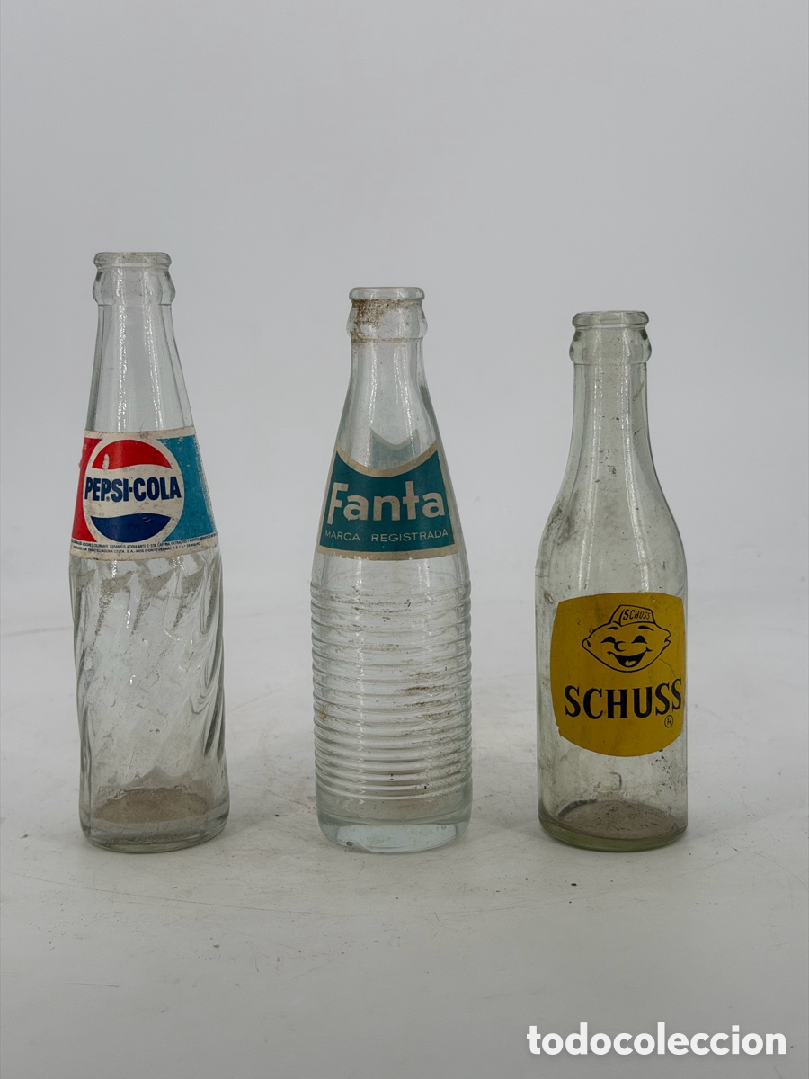 Coleccionismo de Coca-Cola y Pepsi: Botellas Vintage de Pepsi - Foto 2
