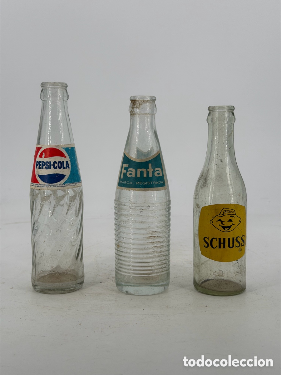 Coleccionismo de Coca-Cola y Pepsi: Botellas Vintage de Pepsi - Foto 3