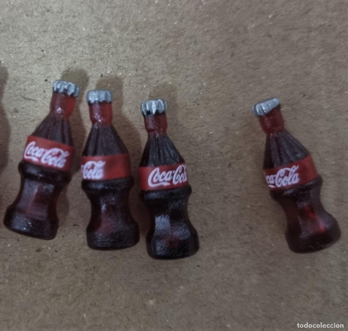 Coleccionismo de Coca-Cola y Pepsi: MINIATURAS DE COCA COLA 4 BOTELLAS