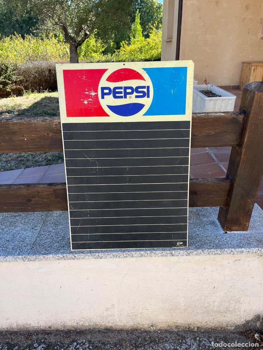 Coleccionismo de Coca-Cola y Pepsi: Pepsi, pizarra de bar,