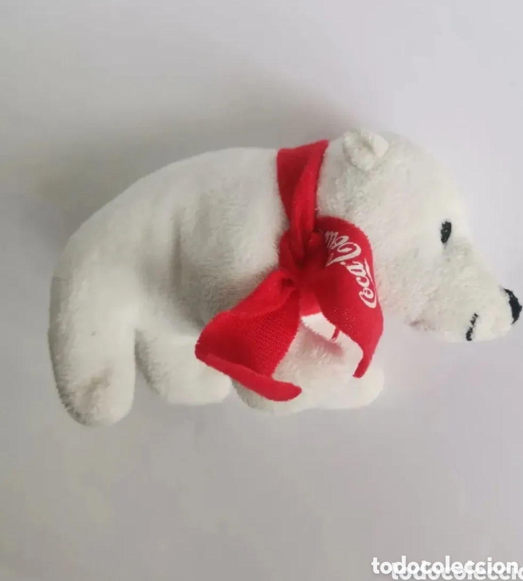 Coleccionismo de Coca-Cola y Pepsi: Osito peluche Coca-Cola