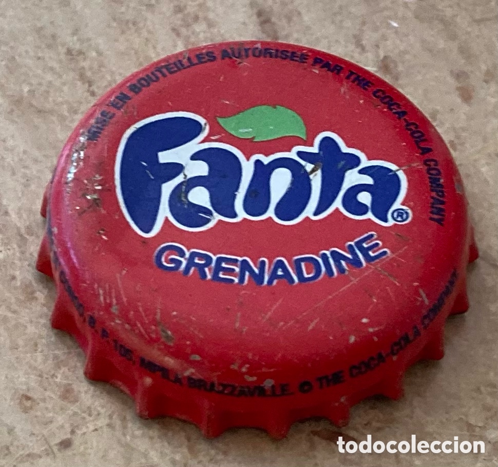Coleccionismo de Coca-Cola y Pepsi: BOTTLE CAP CHAPA CAPSULE TAP&Oacute;N CORONA SODA REFRESCO FANTA GRENADINE.CONGO.--LOTE N. 308-CARMANJO