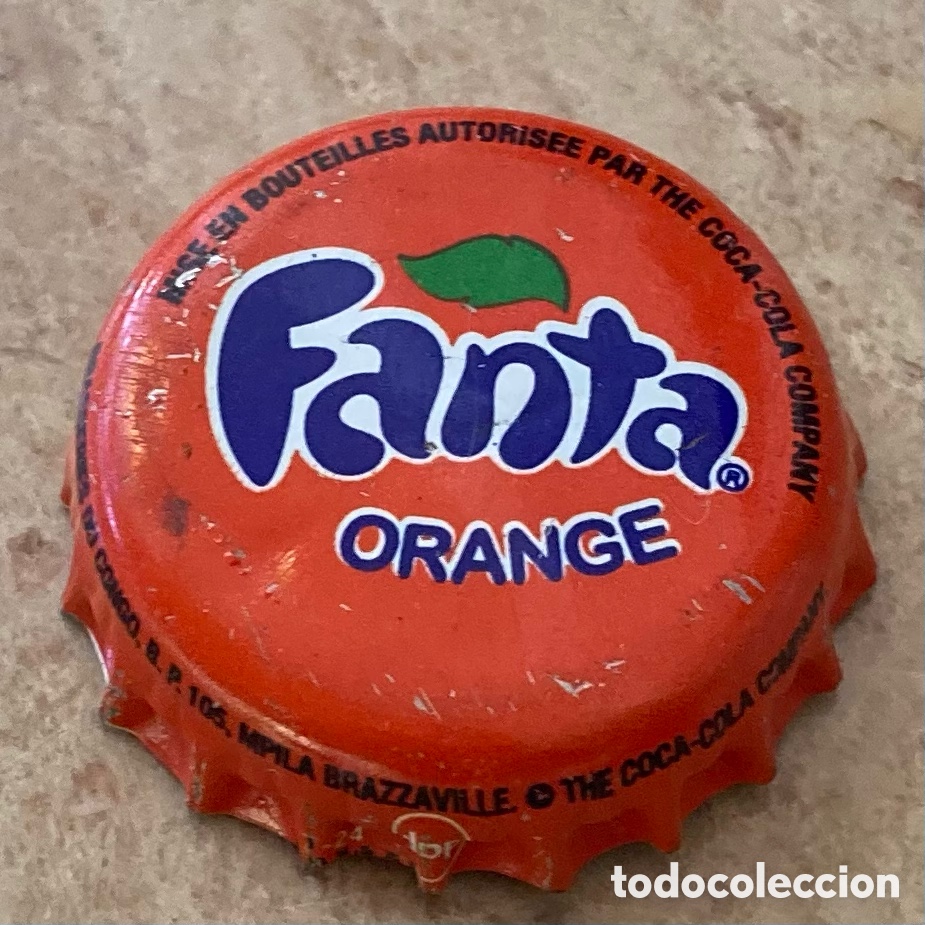 Coleccionismo de Coca-Cola y Pepsi: BOTTLE CAP CHAPA CAPSULE TAP&Oacute;N CORONA TAPPI SODA REFRESCO FANTA ORANGE.CONGO.--LOTE N.1063--CARMANJO