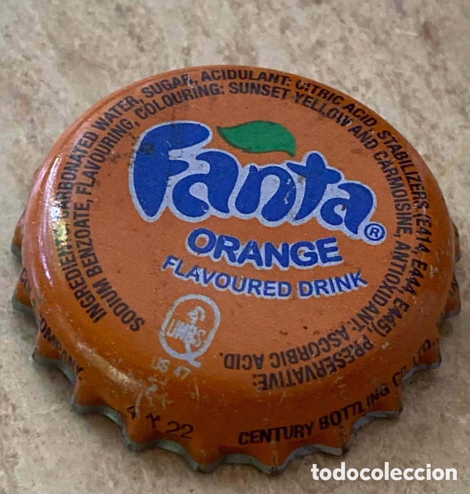 Coleccionismo de Coca-Cola y Pepsi: BOTTLE CAP CHAPA CAPSULE TAP&Oacute;N CORONA TAPPI SODA REFRESCO FANTA ORANGE.UGANDA--LOTE N.1885--CARMANJO