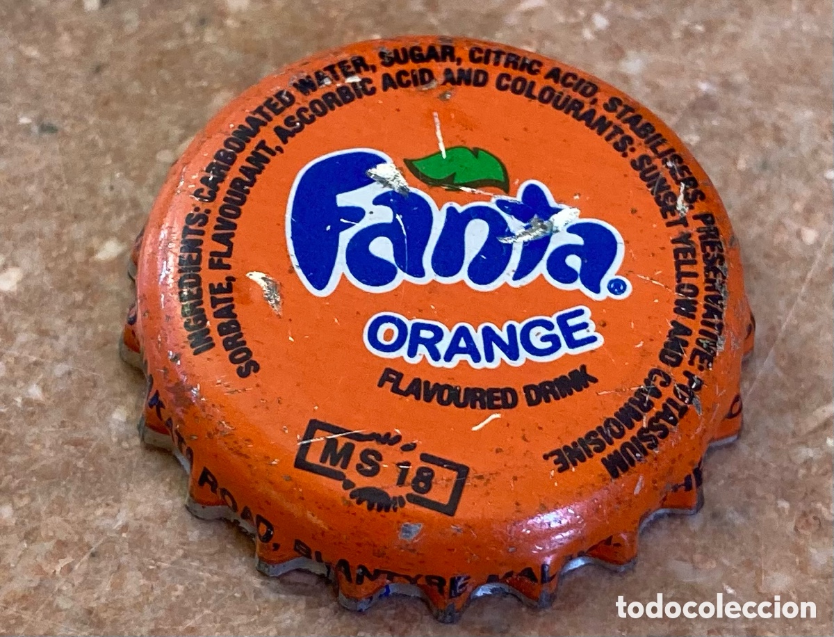 Coleccionismo de Coca-Cola y Pepsi: BOTTLE CAP CHAPA CAPSULE TAP&Oacute;N CORONA TAPPI SODA REFRESCO FANTA ORANGE.MALAWI--LOTE N.2973-CARMANJO
