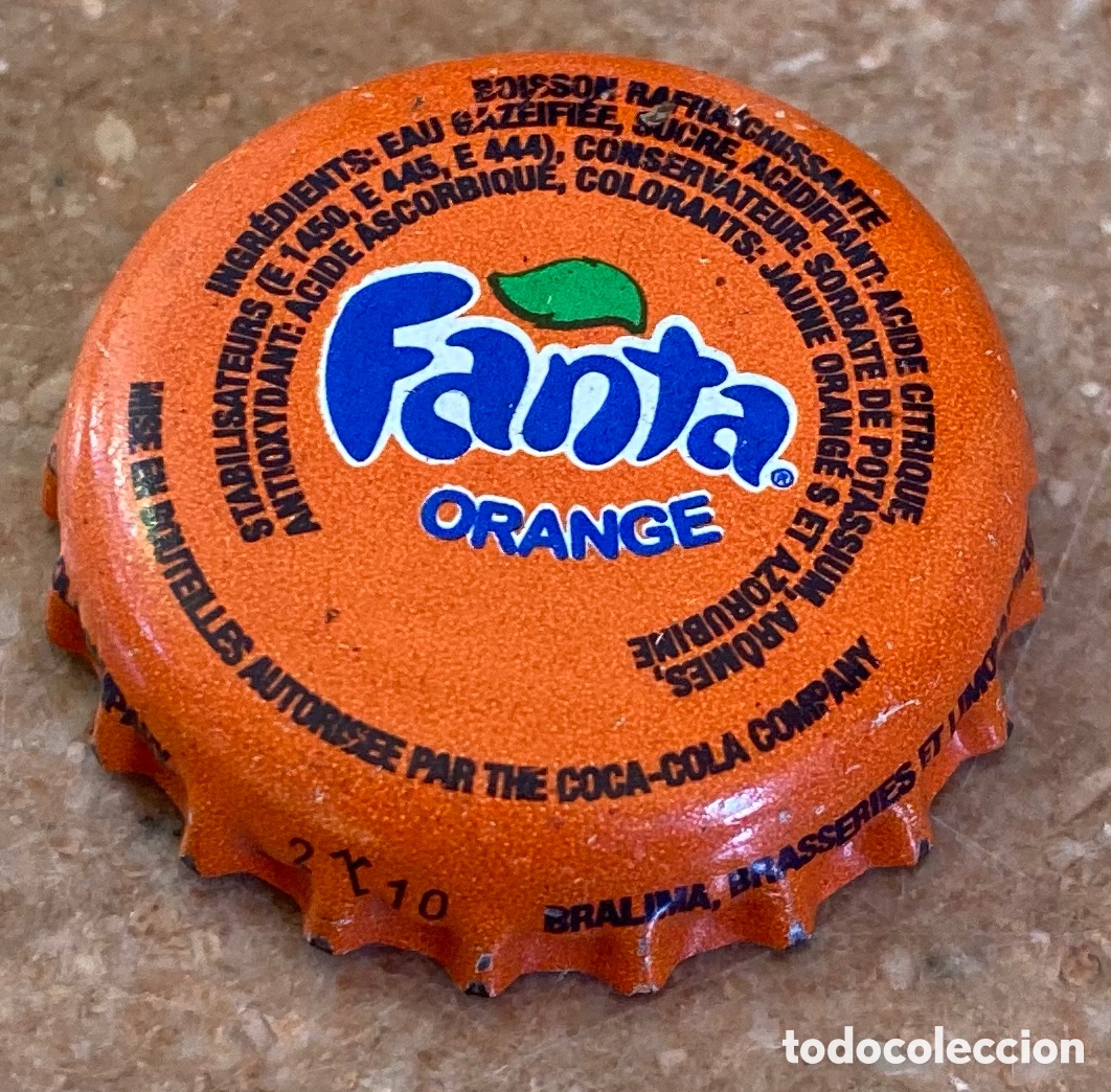 Coleccionismo de Coca-Cola y Pepsi: BOTTLE CAP CHAPA CAPSULE TAP&Oacute;N CORONA SODA REFRESCO FANTA ORANGE.R.P.DU CONGO--LOTE N.3751--CARMANJO