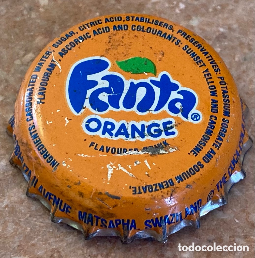 Coleccionismo de Coca-Cola y Pepsi: BOTTLE CAP CHAPA CAPSULE TAP&Oacute;N CORONA SODA REFRESCO FANTA ORANGE.SWAZILAND--LOTE N.3566--CARMANJO