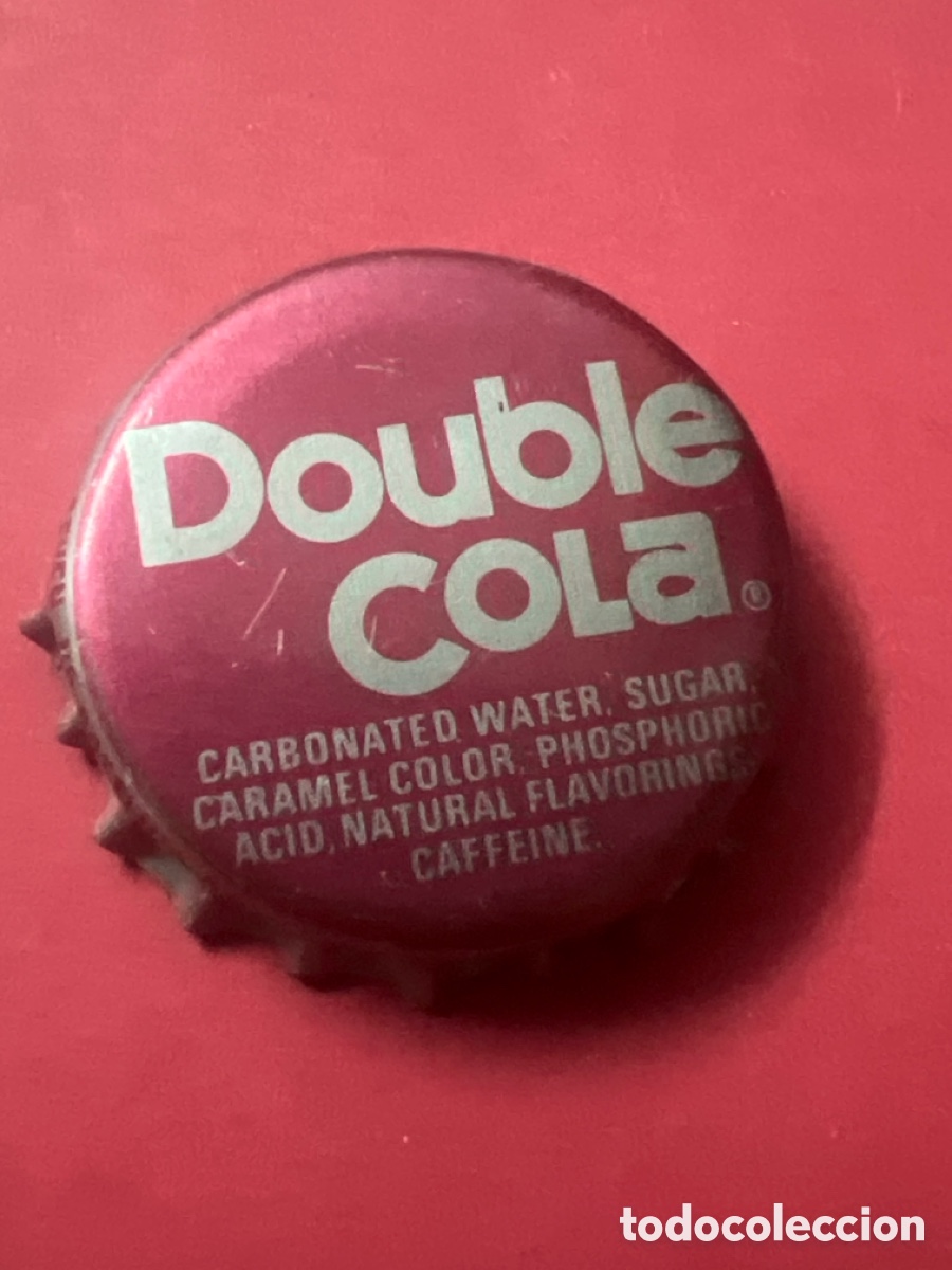 Coleccionismo de Coca-Cola y Pepsi: Q442. CHAPA - Soda/Refresco - Estados Unidos - DOUBLE COLA