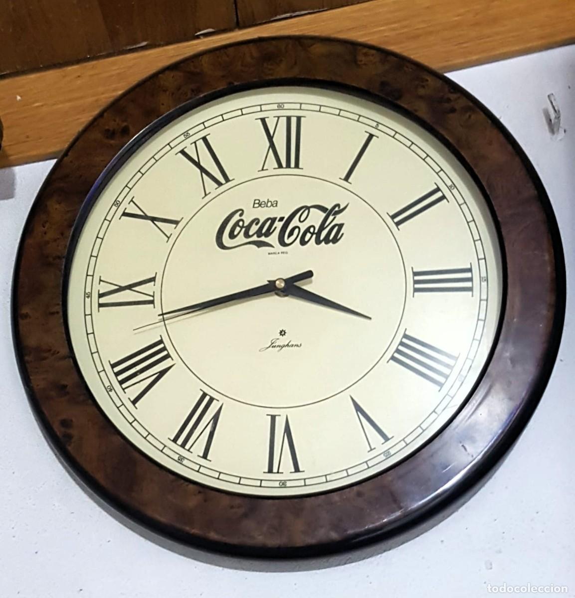 Coleccionismo de Coca-Cola y Pepsi: RELOJ PUBLICITARIO COCA-COLA DE PARED 39 CM.