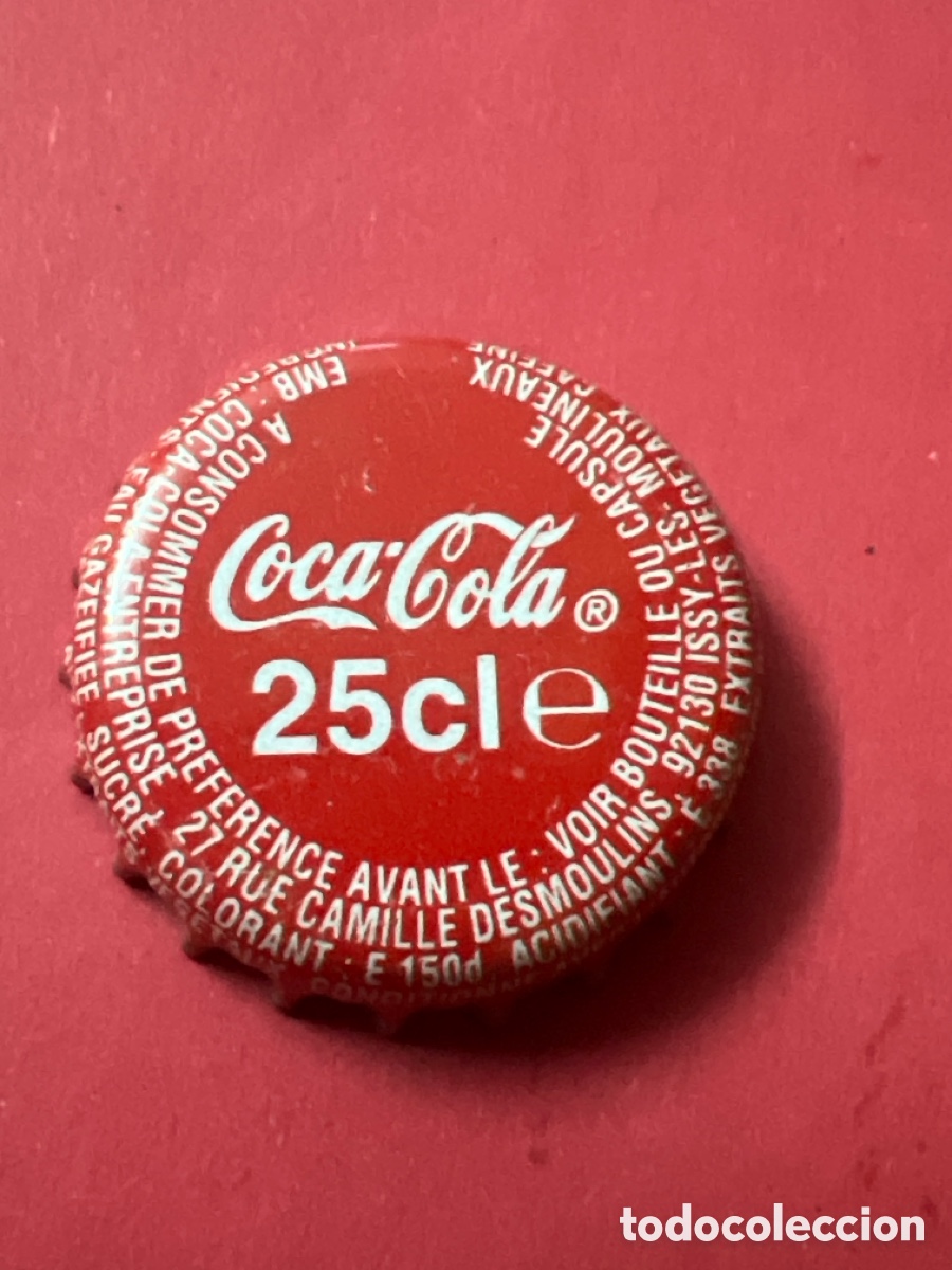 Coleccionismo de Coca-Cola y Pepsi: T4/X124/F5. CHAPA COCA COLA - Soda/Refresco - Francia