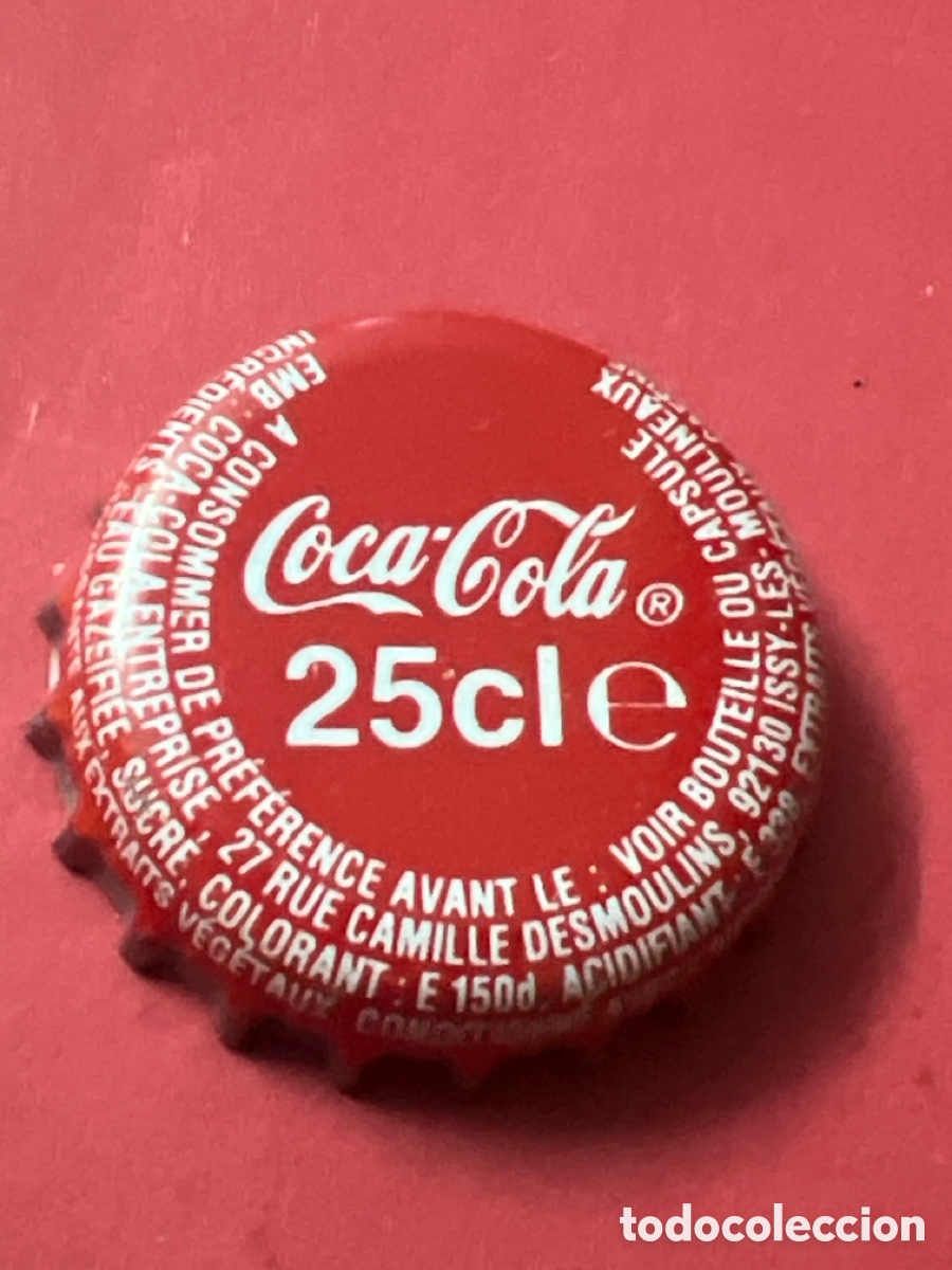 Coleccionismo de Coca-Cola y Pepsi: T4/X124/F6. CHAPA COCA COLA - Soda/Refresco - Francia