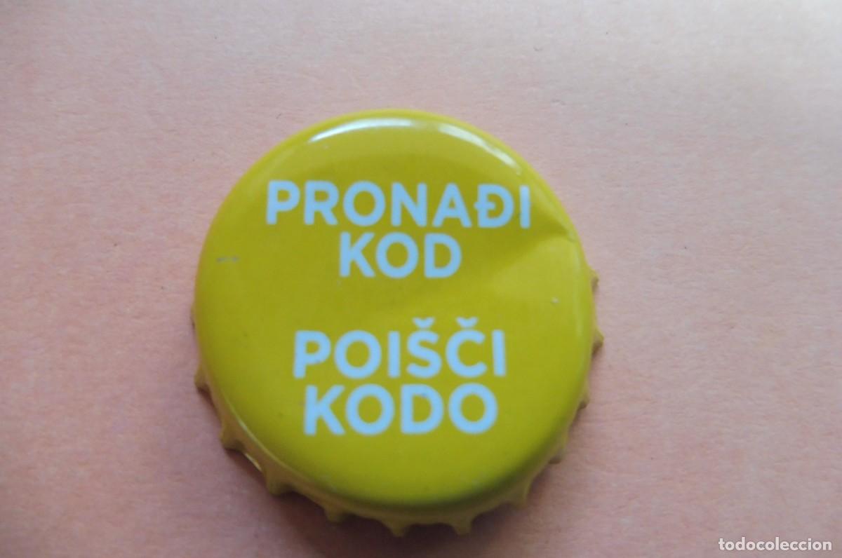 Coleccionismo de Coca-Cola y Pepsi: TAP&Oacute;N CORONA - CHAPA - BOTTLE CAP - PRONADI KOD - POISCI KODO - ESLOVENO - CROATA