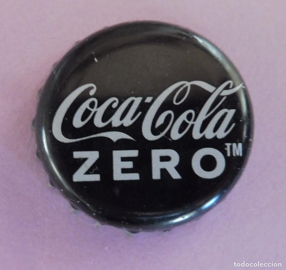 Coleccionismo de Coca-Cola y Pepsi: TAP&Oacute;N CORONA - CHAPA COCA COLA ZERO . VER FOTOS